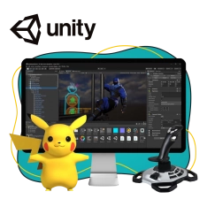 Мир игр на Unity 2D на популярном движке + AI-помощники - КИБЕРшкола программирования для детей, компьютерные курсы для школьников, начинающих и подростков - KIBERone г. Мисайлово