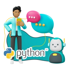 Умный чат-бот на Python на Telegram - КИБЕРшкола программирования для детей, компьютерные курсы для школьников, начинающих и подростков - KIBERone г. Мисайлово