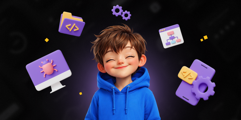 Идеальный сайт с нуля: код, дизайн и AI-помощник - КИБЕРшкола программирования для детей, компьютерные курсы для школьников, начинающих и подростков - KIBERone г. Мисайлово